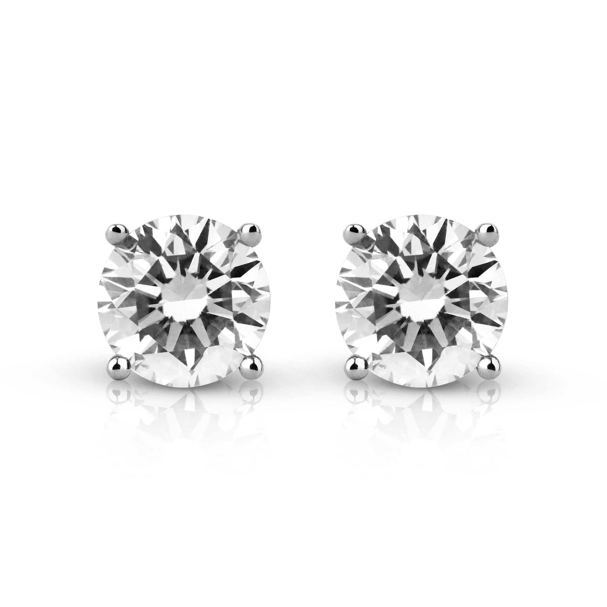 Spark Diamonds Venus - 1.50 Ct. T.W. White Lab-Grown IGL Certified Diamond Stud 14K Gold Earrings