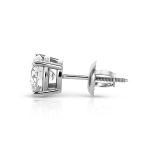 Spark Diamonds Venus - 1.50 Ct. T.W. White Lab-Grown IGL Certified Diamond Stud 14K Gold Earrings