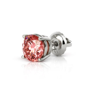 Spark Diamonds Mars - 1.50 Ct. T.W. Pink Lab-Grown IGL Certified Diamond Stud 14K Gold Earrings