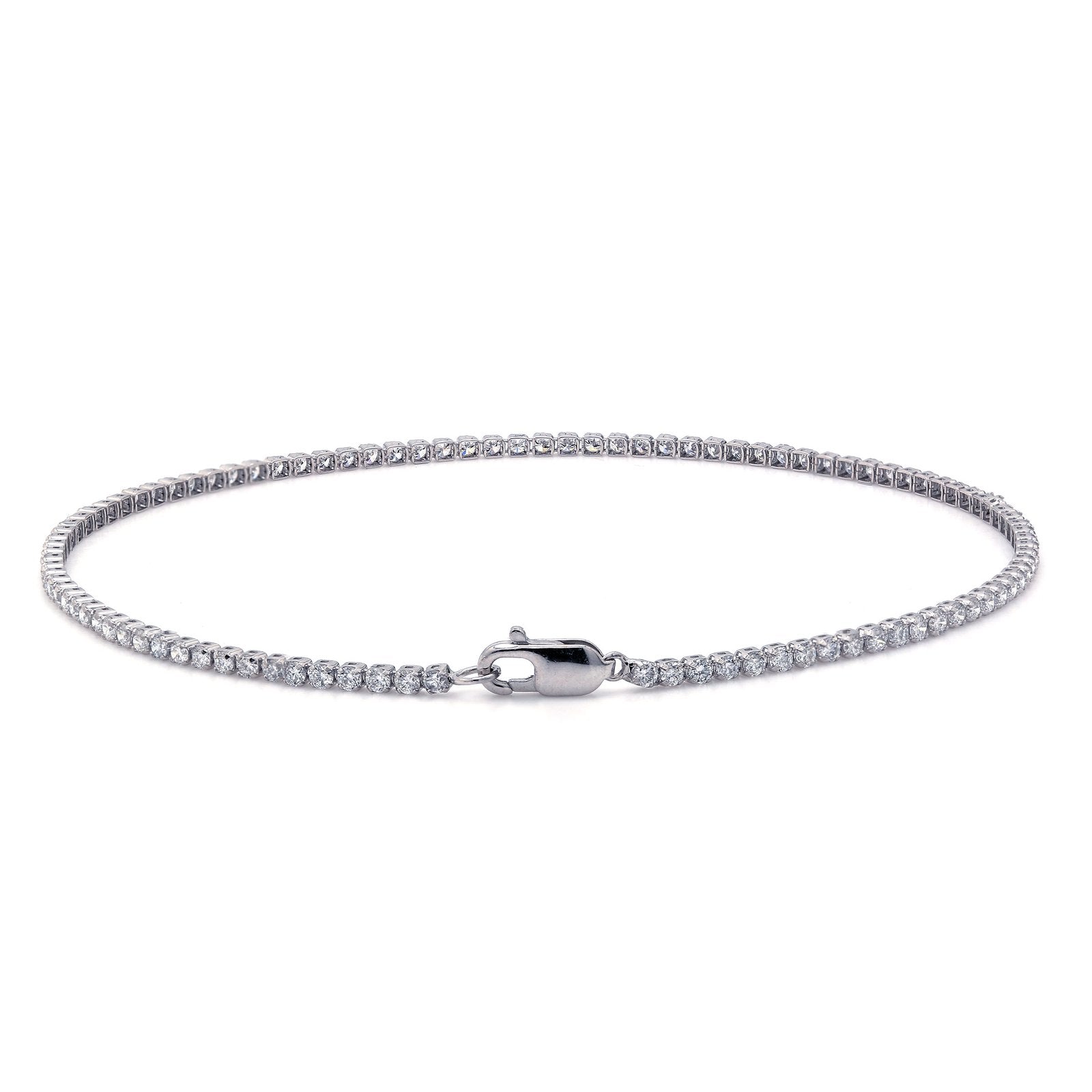 Spark Diamonds Serena - 1 1/2 Ct. T.W. White Lab-Grown Diamond 18K White Gold Bracelet